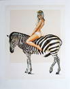 Mel Ramos,  Girl on Zebra