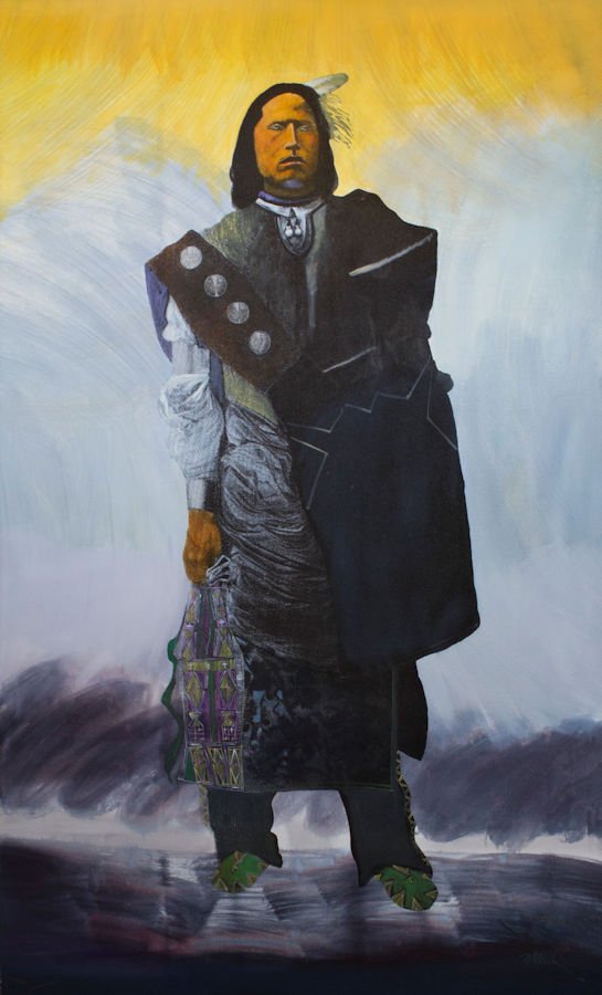 C.J. Wells  'Thomas American Horse in the Rain' (1 of 1)