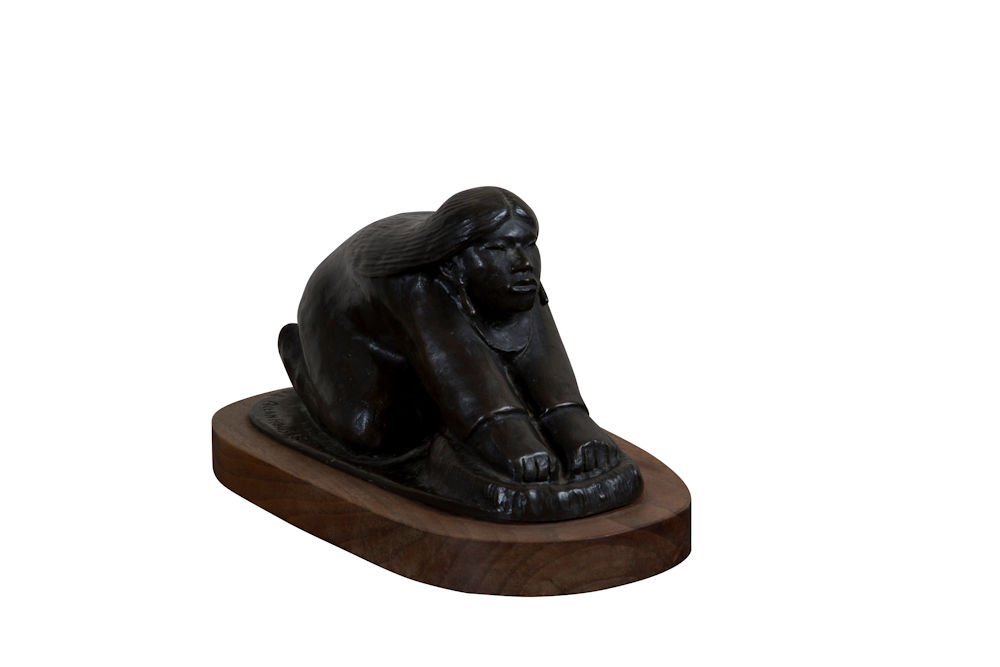 Allan Houser  'Apache Corn Grinder' (1 of 2)