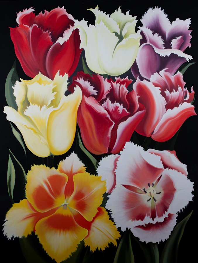 Lowell Nesbitt  'Eight Tulips' (1 of 1)