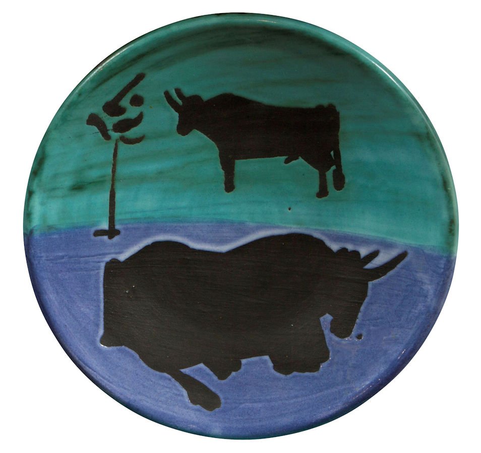Pablo Picasso  'Toros, Madoura, Ramie 161' (1 of 2)