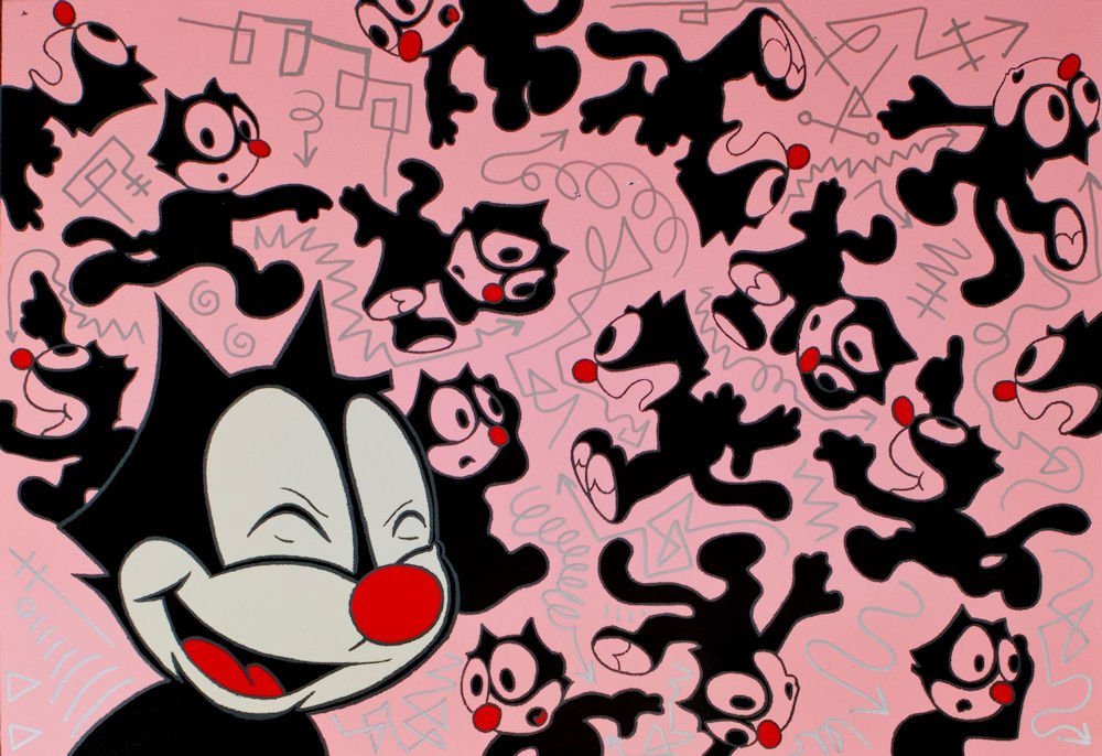 Ronnie Cutrone Felix The Cat Print