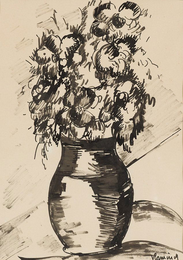 Maurice de Vlaminck (French, 1876-1958) 'Vase de (1 of 1)