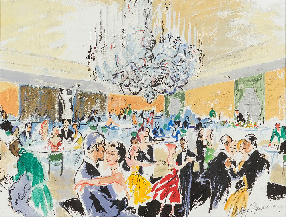 LeRoy Neiman (American, 1921-2012) 'Pump Room, (1 of 1)