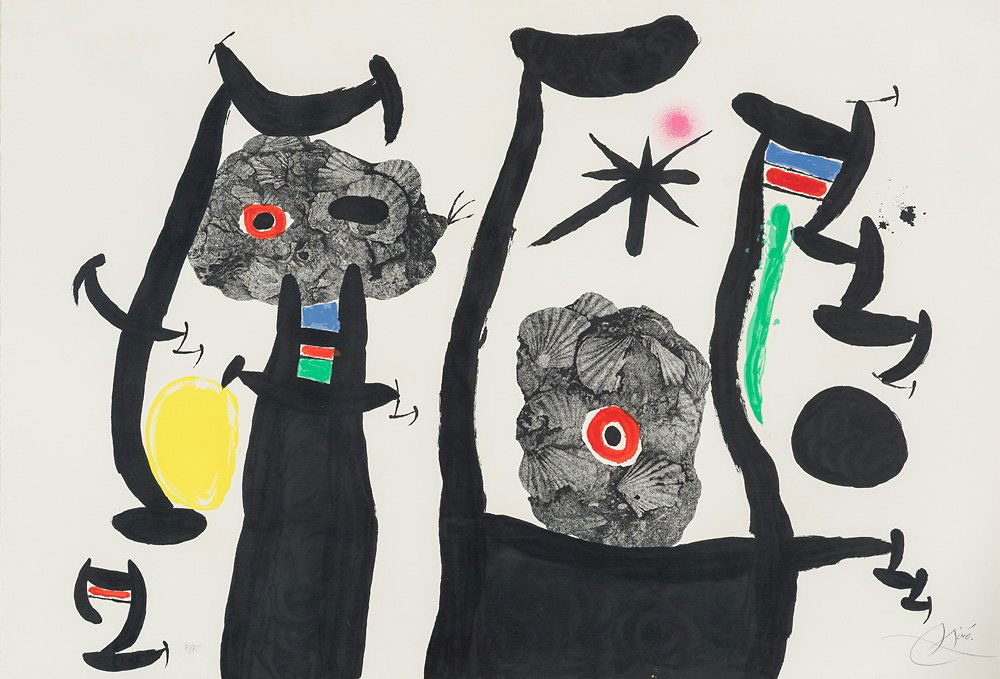 Joan Miró (Spanish, 1893-1983) 'Les Coquillages (M. (1 of 1)