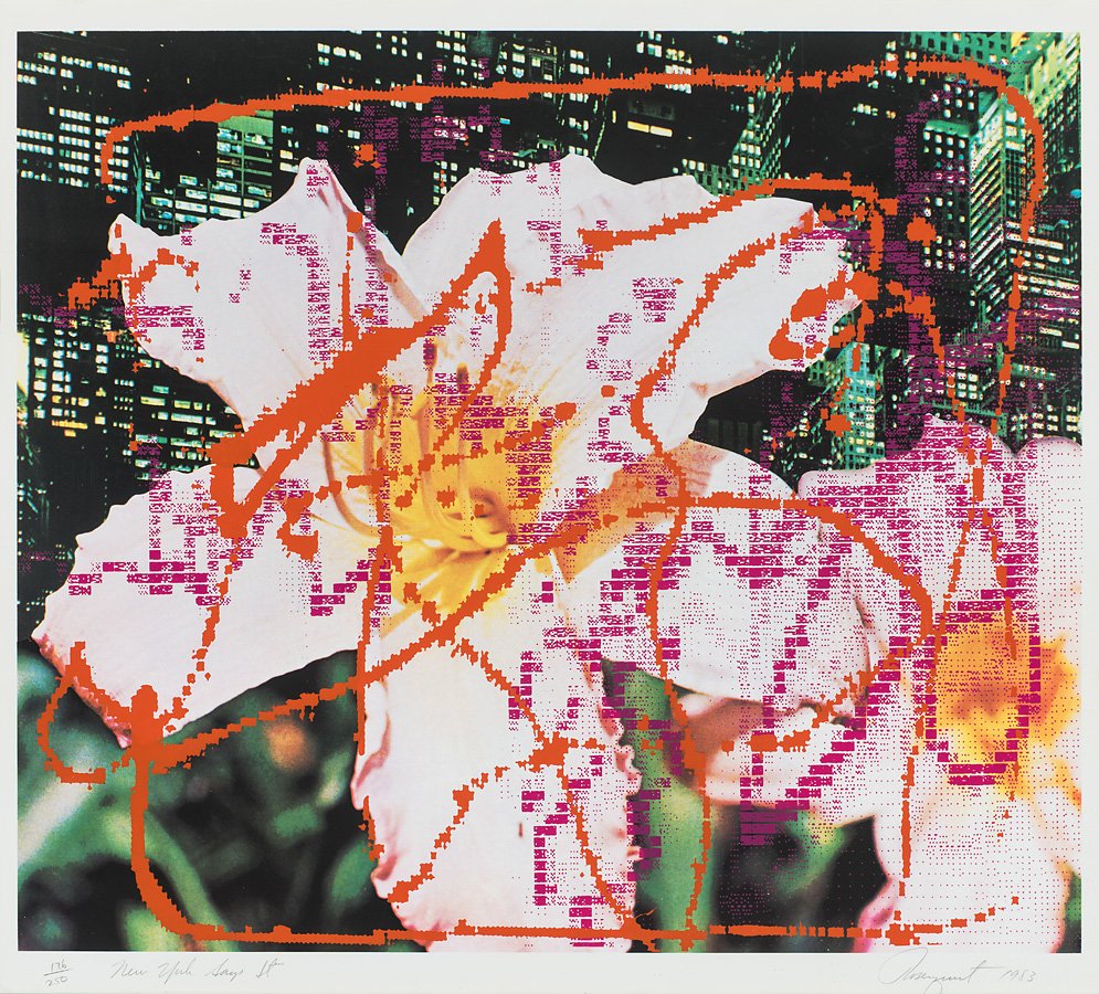 James Rosenquist (American, b.1933) 'New York Says It (1 of 1)