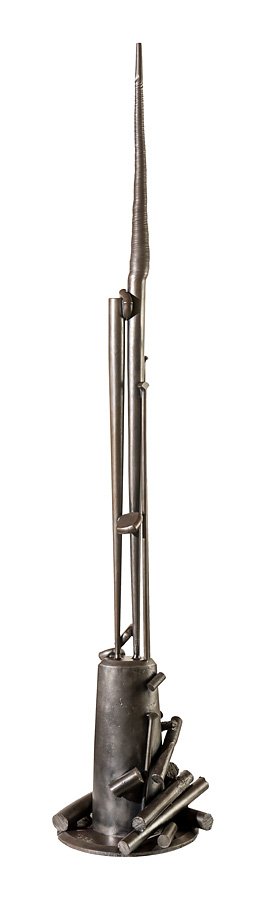 Albert Paley (American, b. 1944) 'Untitled Spire, 1989': Albert Paley (American, b. 1944) 'Untitled Spire, 1989' 1989 Steel ; 93 x 19 x 17 (in) Stamped © Paley Studios 1989