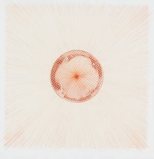 Ed Ruscha (American, b. 1937) 'Hot Air Being Blown (E.: Ed Ruscha (American, b. 1937) 'Hot Air Being Blown (E. 126)' 1982 Lithograph ed. 10 of 20; 34.75 x 33.5 (in) Signed and dated in pencil Ed Ruscha 1982, lower right Styra Studio blind stamp, lower righ