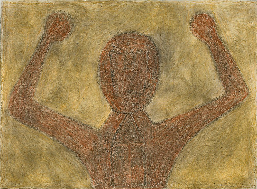 Rufino Tamayo (Mexican, 1899-1991) 'Hombre Con Los (1 of 1)