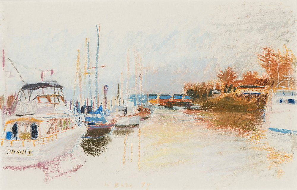 Wolf Kahn (American/German, b. 1927) 'Untitled (Key (1 of 1)