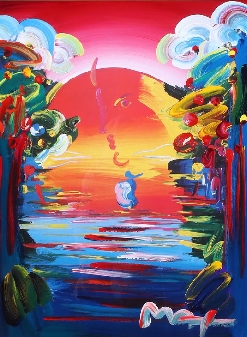 PETER MAX ENHANCED PRINT 2001: PETER MAX(American b. 1937)Better World III Color lithograph with over paintingSigned lower right24 inches x 18 inches SHIPPING NOTICE:Jackson’s is your sole and only source for one stop
