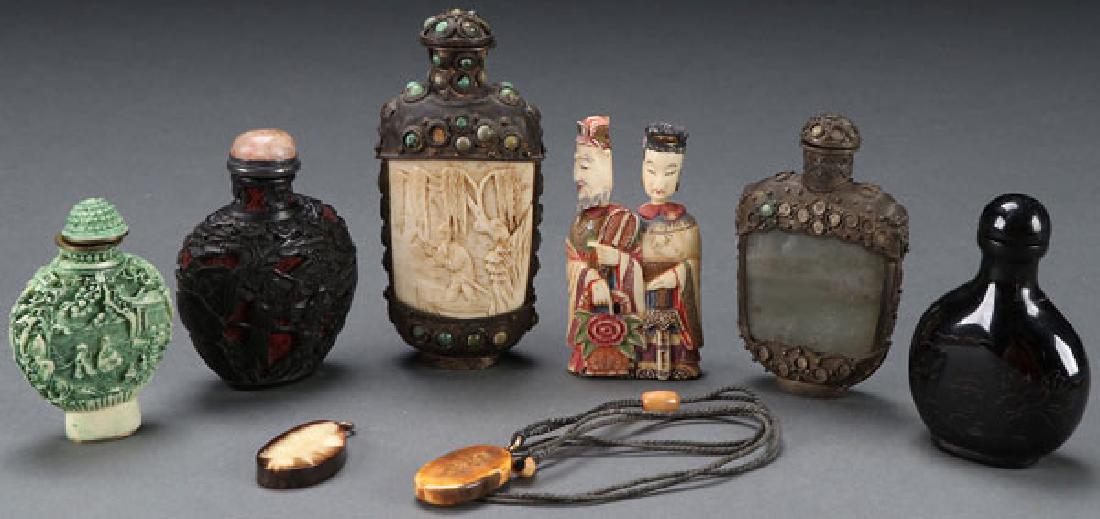 A COLLECTION OF CHINESE DECORATIVE ARTICLES (1 of 1)