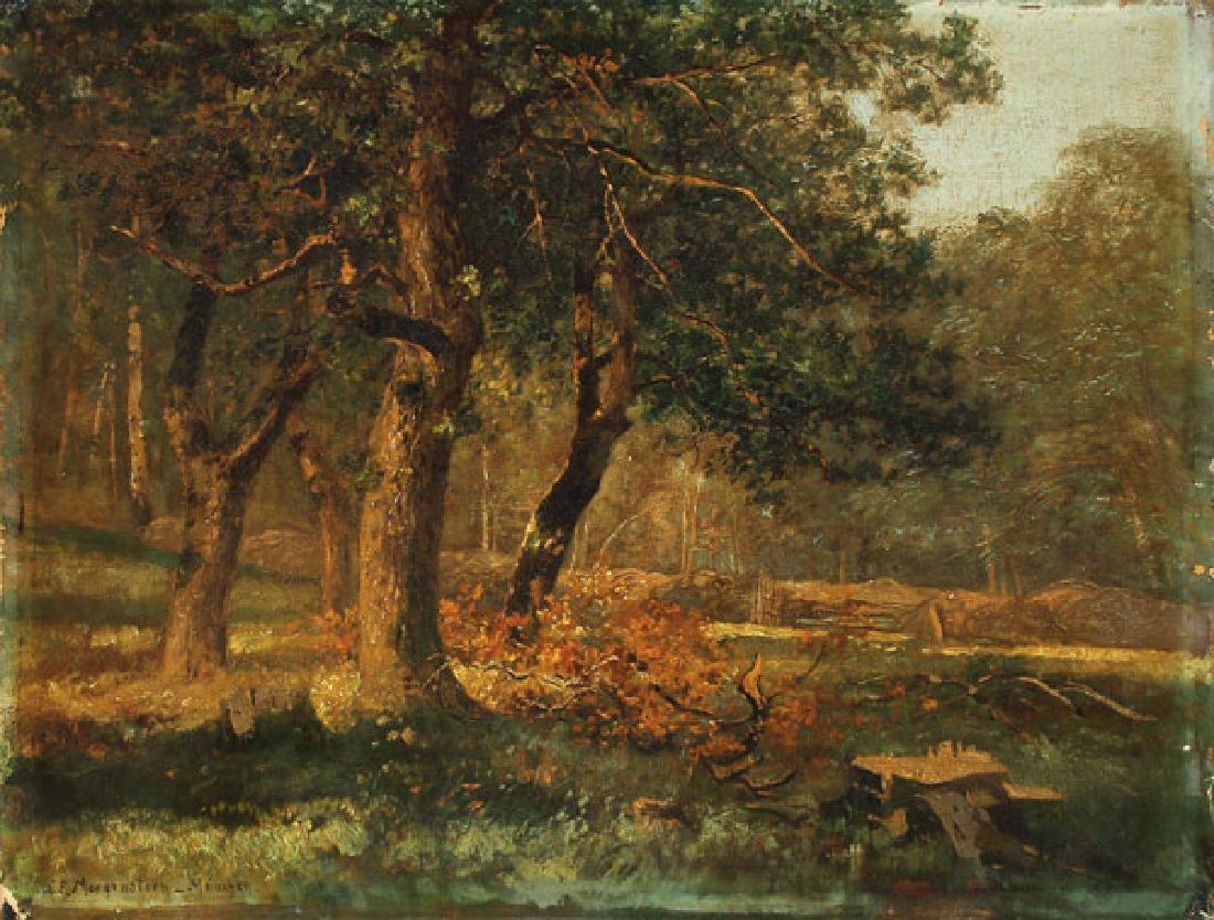 PAIR OF GERMAN LANDSCAPES, CARL ERNST MORGENSTERN (1 of 6)