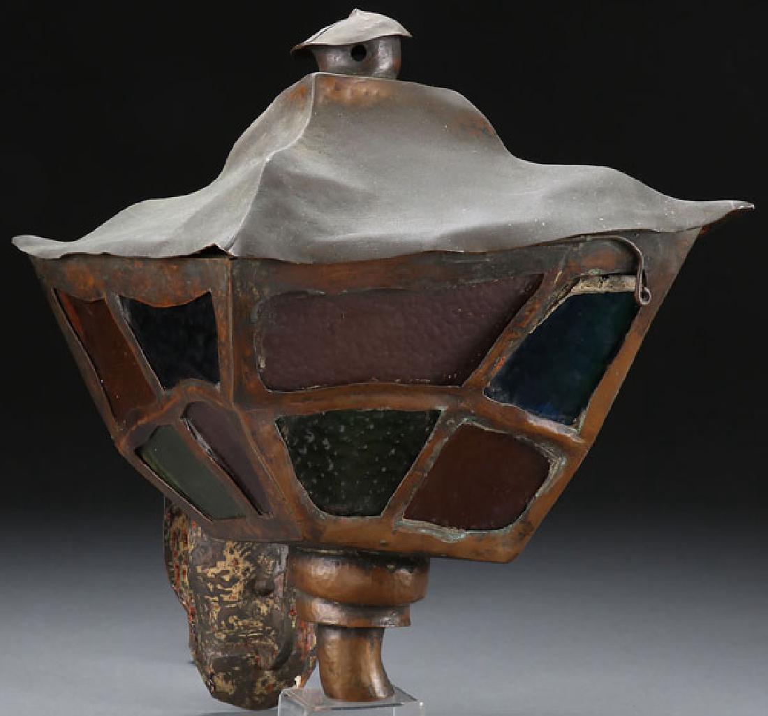 AN INTERESTING WHIMSICAL OUTDOOR WALL SCONCE (1 of 1)