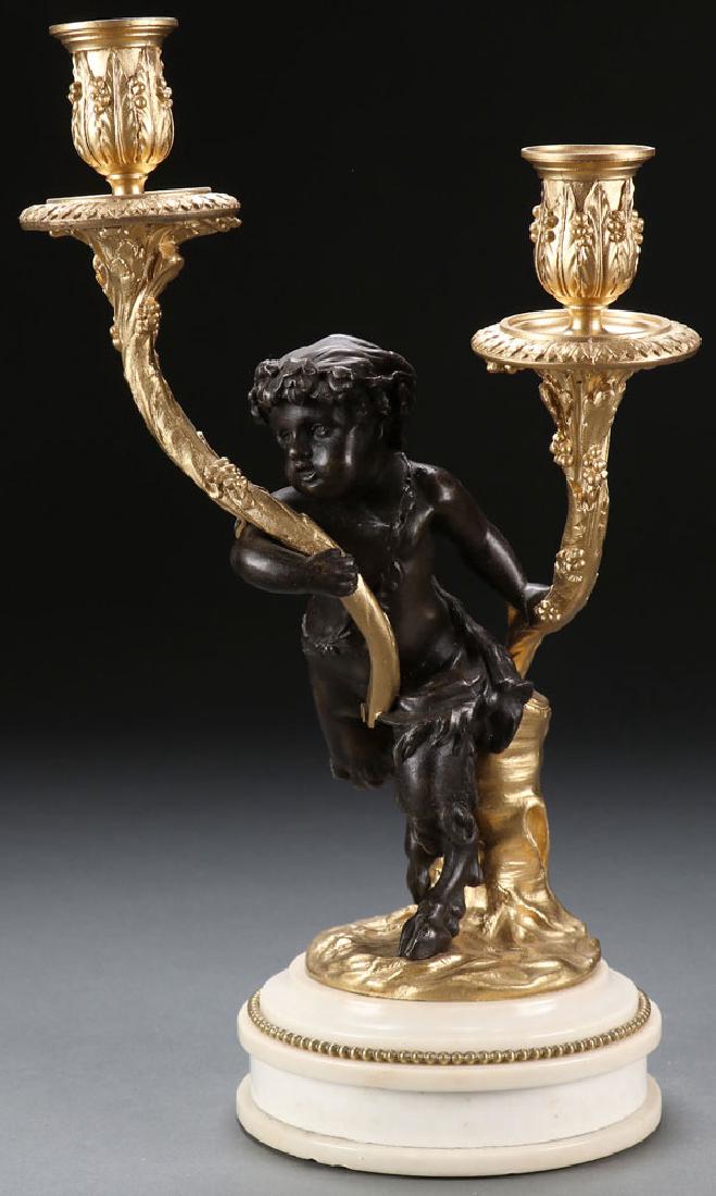 A LOUIS XV STYLE FIGURAL CANDELABRUM, 19TH C (1 of 1)