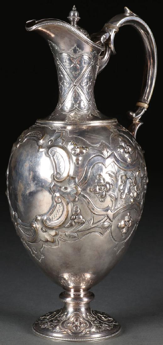 A HANAU STYLE SILVER PLATE EWER, GERMANY (1 of 1)