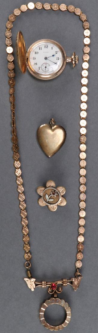 A VICTORIAN WATCH AND JEWELRY GROUP (1 of 1)
