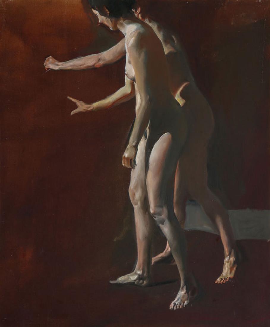 TIBOR CSERNUS HUNGARIAN PAINTING OF NUDES (1 of 5)