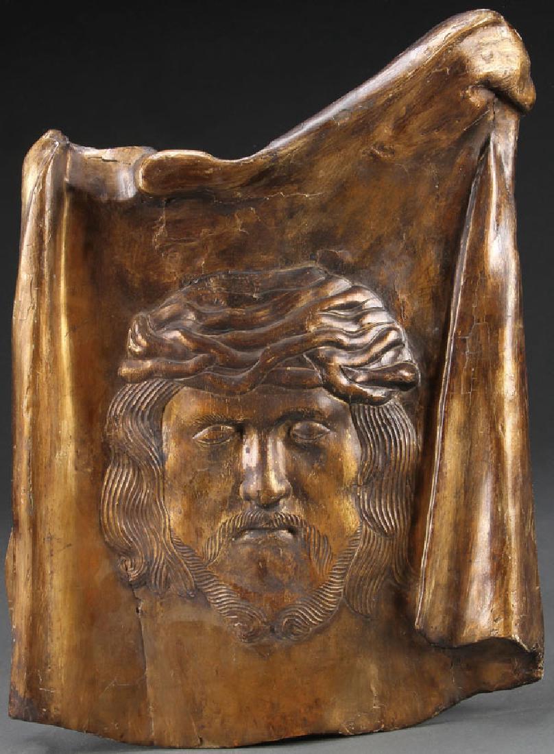 A CARVED PLAQUE OF THE VEIL OF VERONICA (1 of 3)