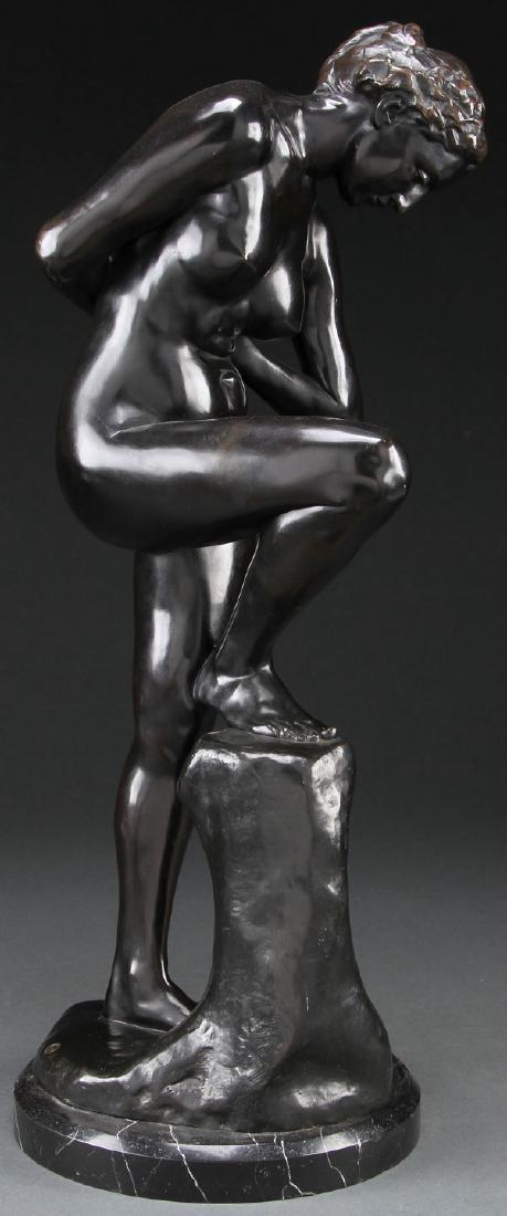 GERMAN BRONZE BATHER BY MAX KLINGER (1 of 7)