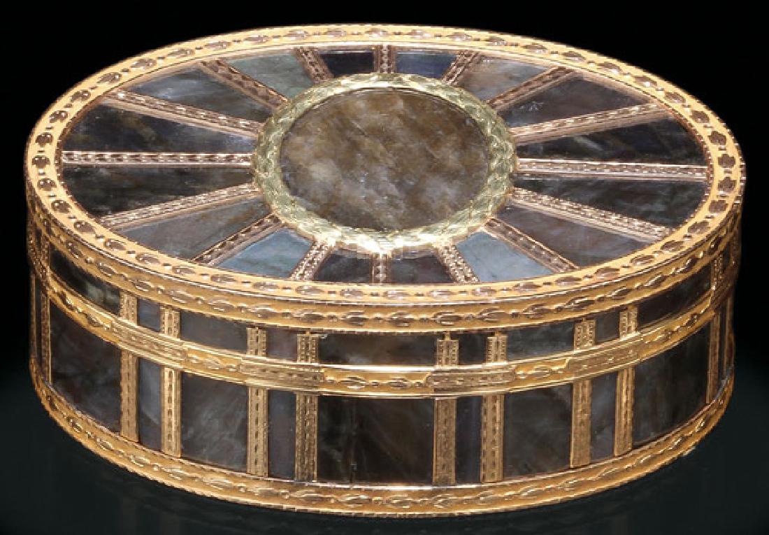 IMPORTANT RUSSIAN GOLD MOUNTED BOX C. 1785 (1 of 8)