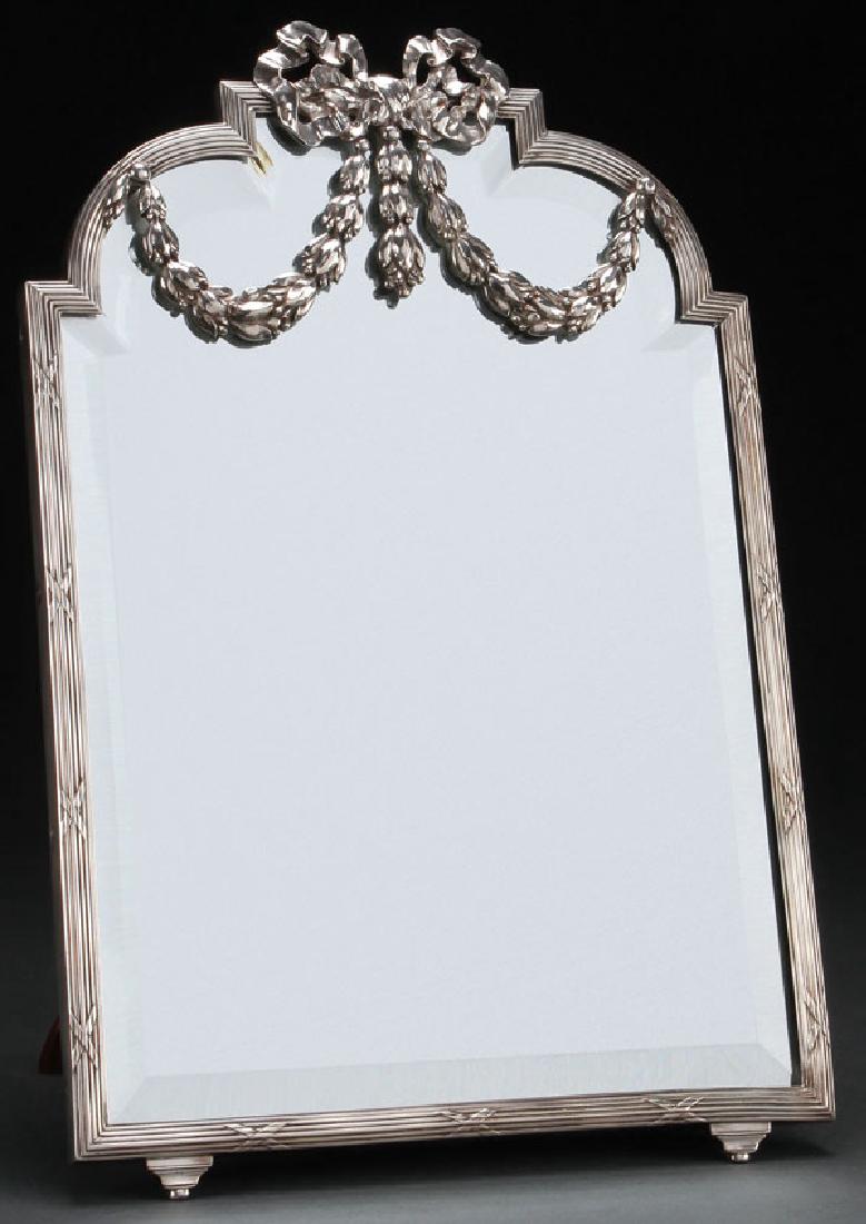 FRENCH PUIFORCAT STERLING SILVER DRESSING MIRROR (1 of 2)