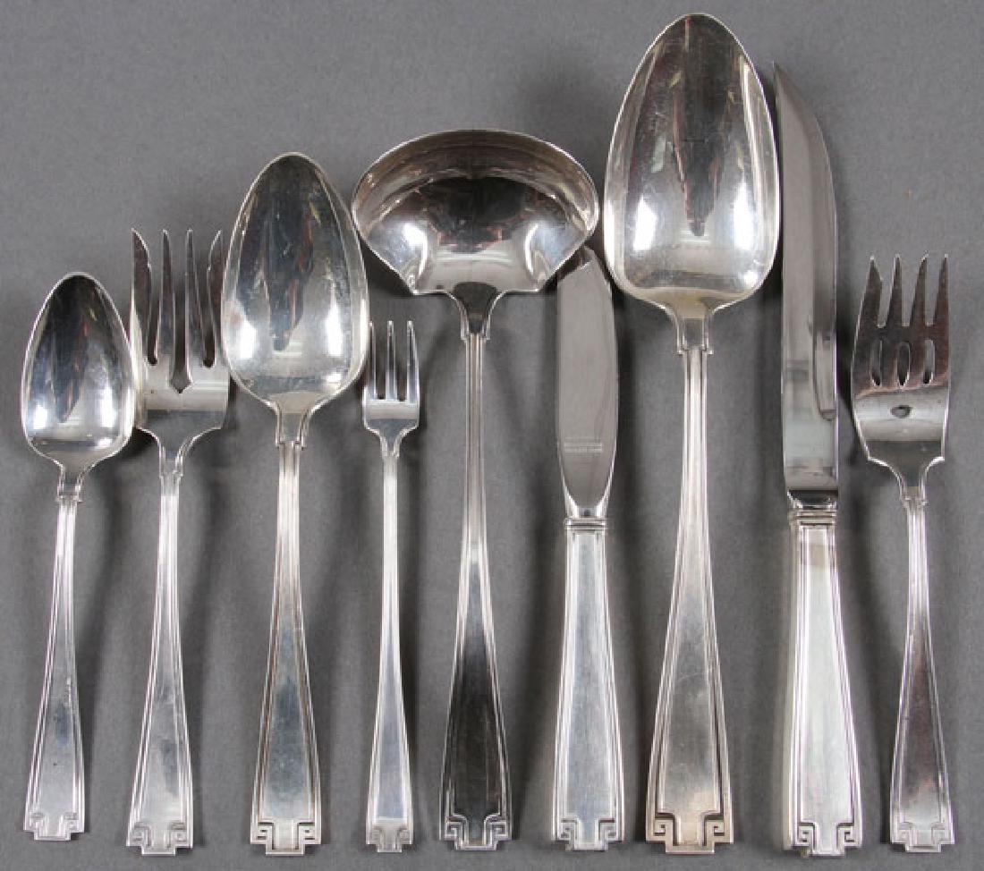A SET OF GORHAM "ETRUSCAN" STERLING FLATWARE (1 of 1)