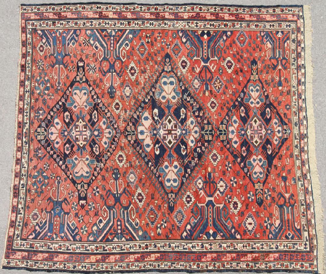 CAUCASIAN SUMAK HAND WOVEN ORIENTAL RUG (1 of 1)
