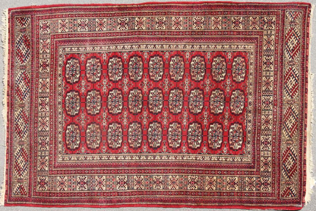 TWO PAKISTANI BOUKARA HAND WOVEN ORIENTAL RUGS (1 of 2)
