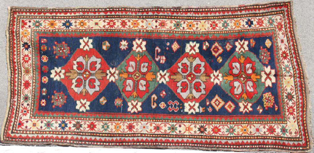 CAUCASIAN KAZAK HAND WOVEN ORIENTAL RUG (1 of 1)