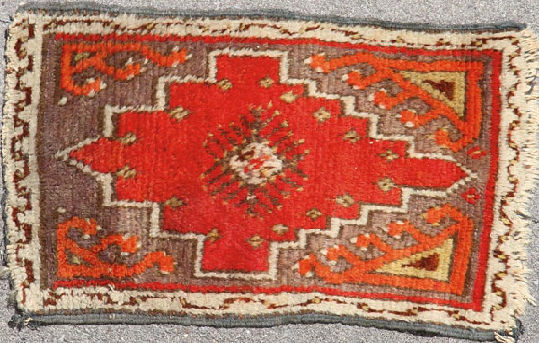 SEVEN TURKISH/KURDISH HAND WOVEN ORIENTAL MATS (1 of 7)