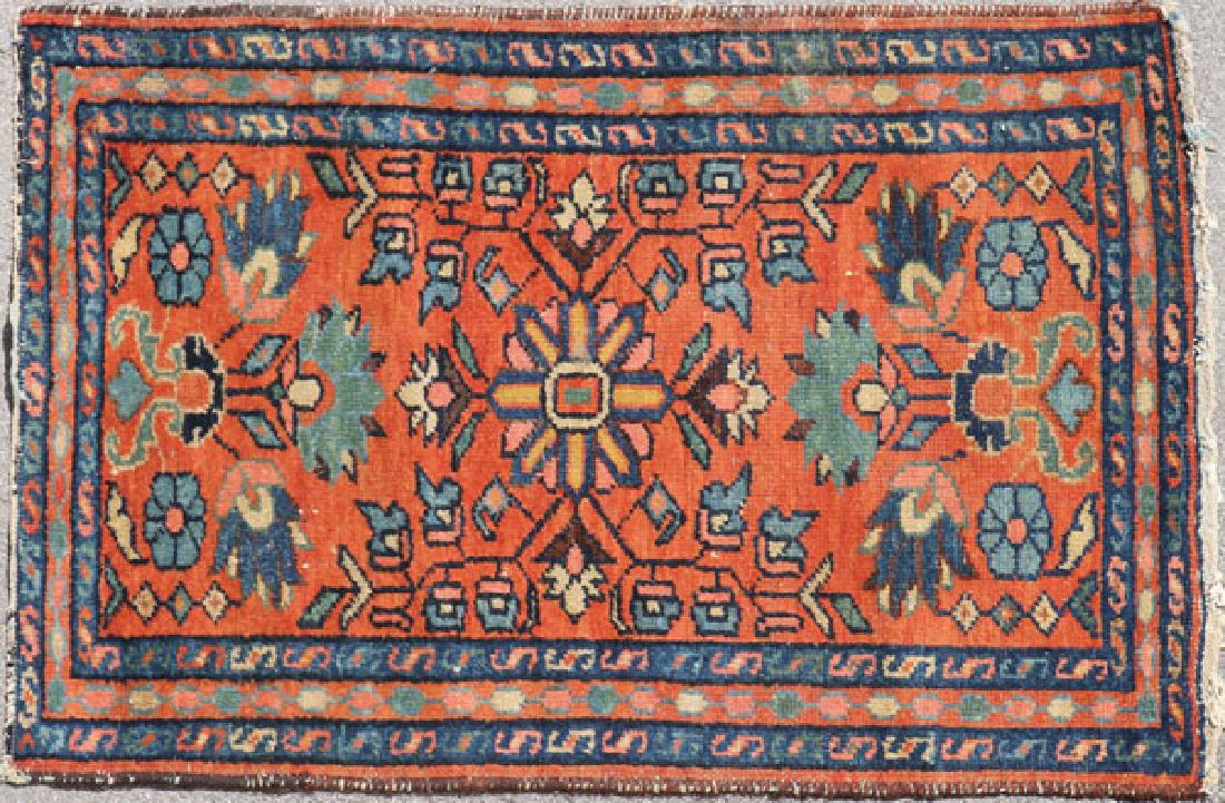 FOUR PERSIAN HAMADAN HAND WOVEN ORIENTAL RUGS (1 of 4)
