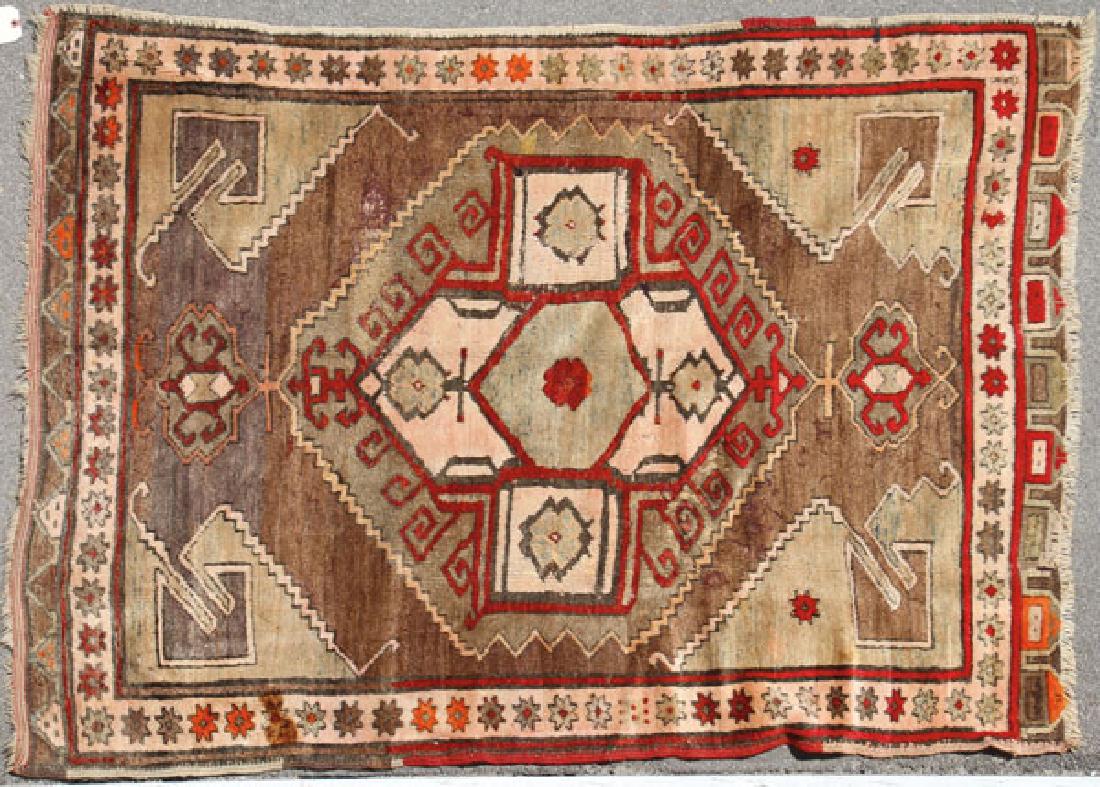 THREE CAUCASIAN HAND WOVEN ORIENTAL RUGS (1 of 3)