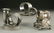 1487: A PAIR OF VICTORIAN SILVER PLATE NAPKIN RINGS by