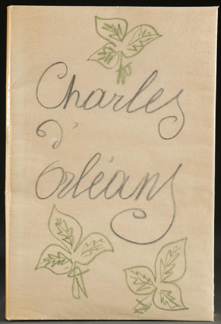 POEMES DE CHARLES D'ORLEANS: HENRI MATISSE, 1950 (1 of 3)