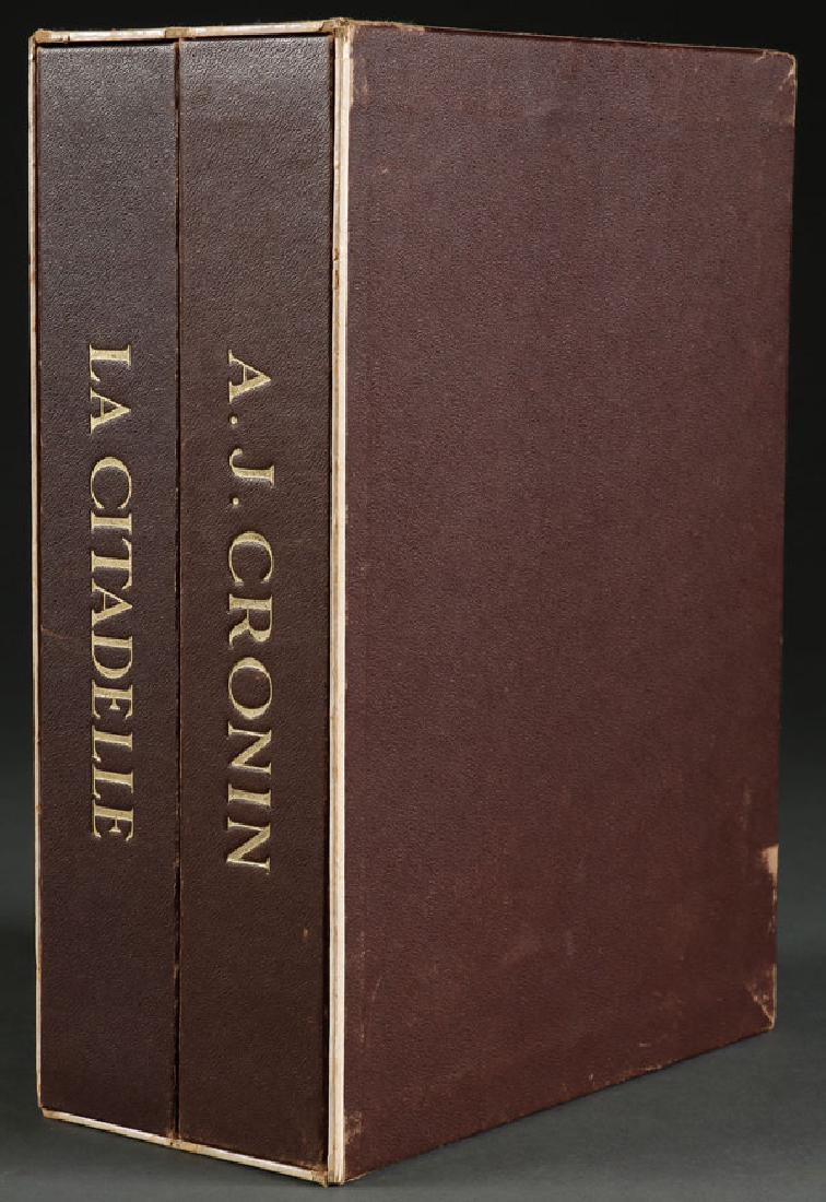 LA CITADELLE: A.J. CRONIN, 1950 GRAU SALA ILLUS.: LA CITADELLE: A.J. CRONIN, 1950. Le Fleuve Etincelant, Paris. With original illustrations by Grau Sala. Limited edition in two volumes, number 223 of a total 500 printed (including 25 hors commerce), 