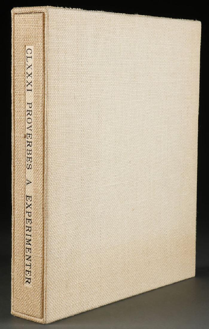 CLXXXI PROVERBES A EXPERIMENTER CHARLES LAPICQUE 1966 (1 of 4)