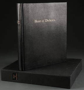 HEART OF DARKNESS: JOSEPH CONRAD-SEAN SCULLY: HEART OF DARKNESS: JOSEPH CONRAD-SEAN SCULLY, 1992. Limited Editions Club, New York. Limited edition number 286 of 300 copies, 12 inches x 10 inches (30.5 x 25.5 cm), 125 pages with eight unsigned ful