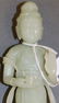 CHINESE CARVED WHITE JADE KWAN YIN, QING DYNASTY - 2