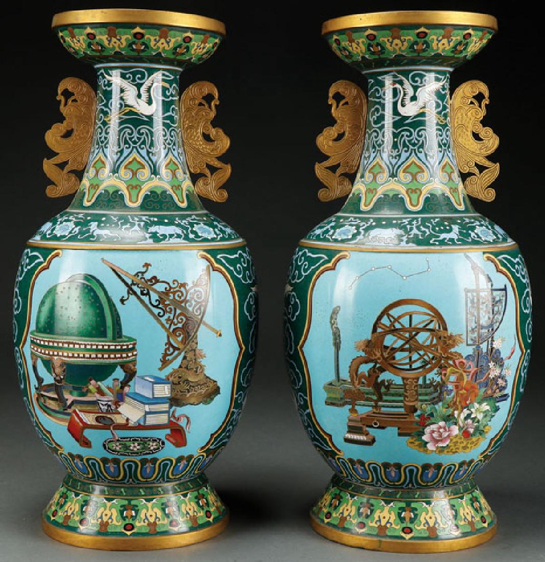 A LARGE PAIR OF IMPRESSIVE CHINESE "SCIENCES" (1 of 1)