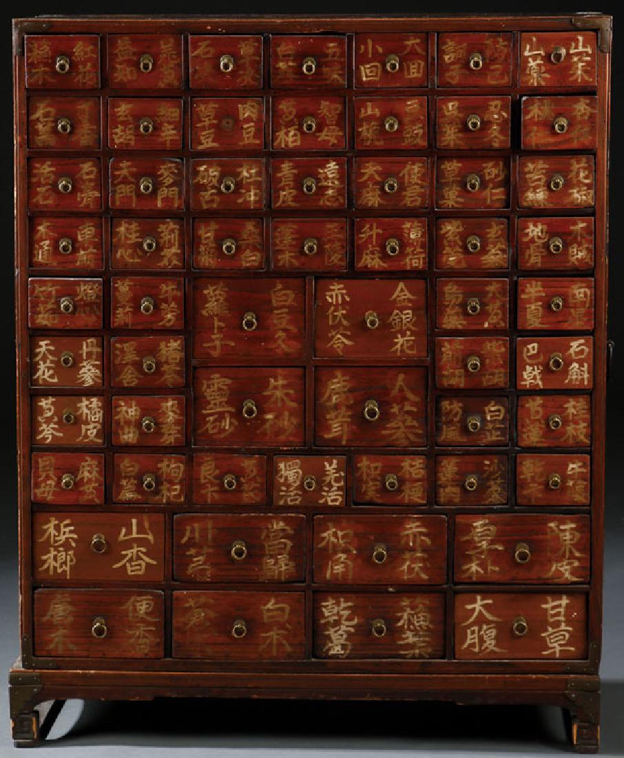 A JAPANESE MULTI DRAWER HERBAL MEDICINE AND SPICE (1 of 10)