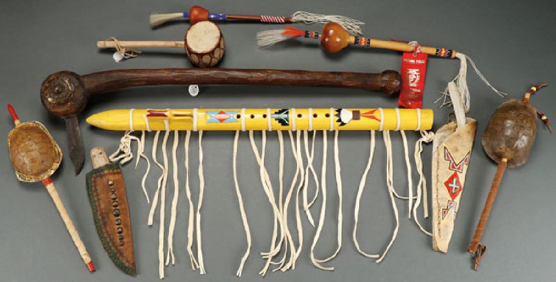 A GROUP OF NINE NATIVE AMERICAN (1 of 1)