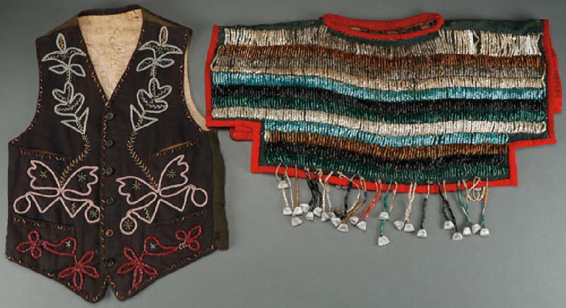 A PLATEAU OR NORTHERN PLAINS GIRL'S BEADED DANCE (1 of 3)