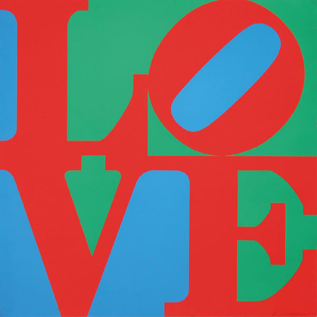 ORIGINAL ROBERT INDIANA SIGNED SILKSCREEN (1 of 2)