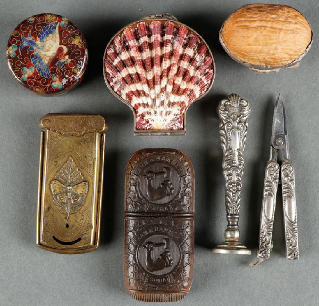 A SEVEN PIECE GROUP OF DECORATIVE ARTS (1 of 1)