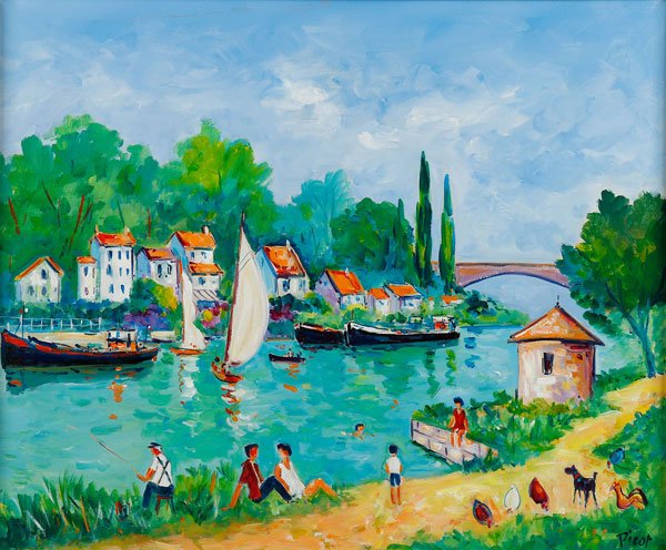 JEAN-CLAUDE PICOT OIL PAINTING (1 of 4)