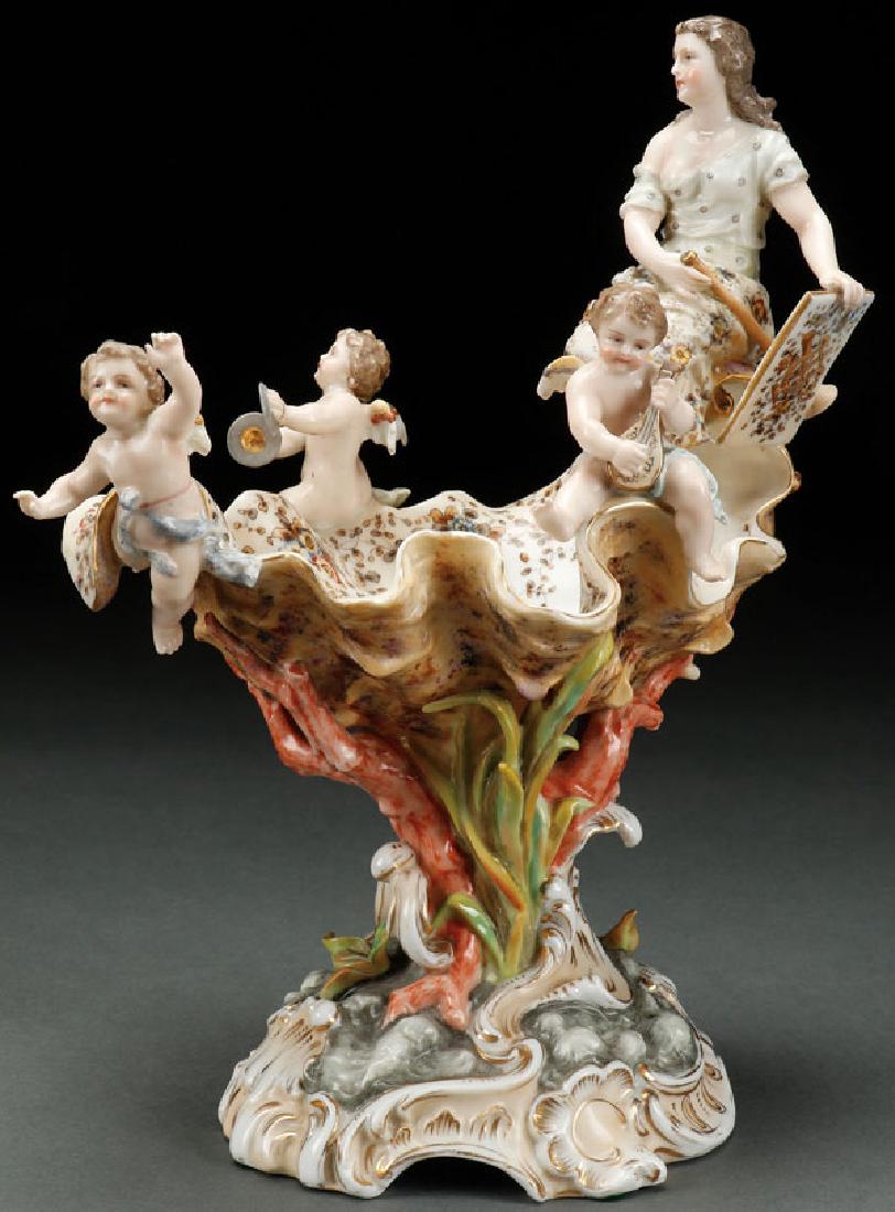 A VERY FINE GERMAN VOLKSTEDT PROCELAIN GROUP (1 of 6)