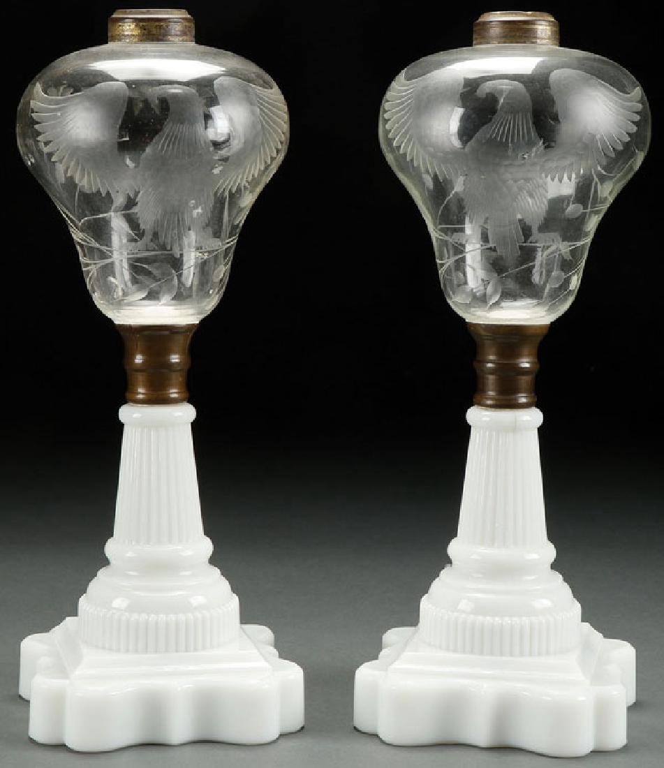 A PAIR OF 19TH CENTURY EARLY AMERICAN PATRIOTIC (1 of 1)