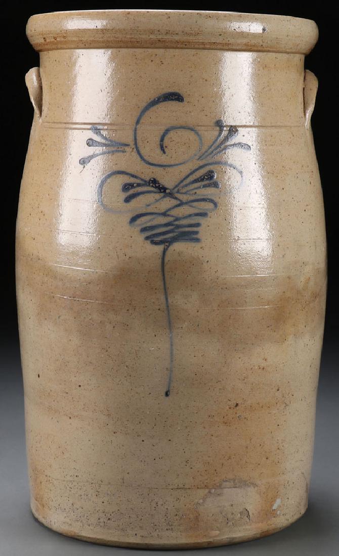 AN EARLY RED WING 6 GALLON CHURN AND CROCK (1 of 1)