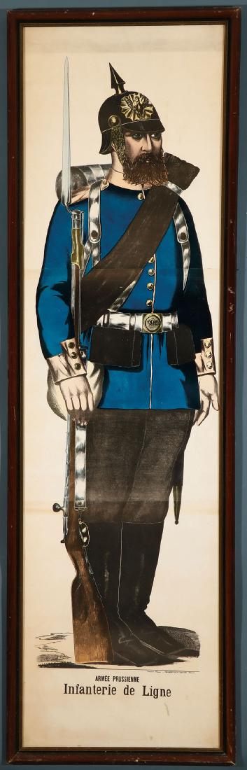 SIX PELLERIN LITHO MILITARY POSTERS (1 of 6)